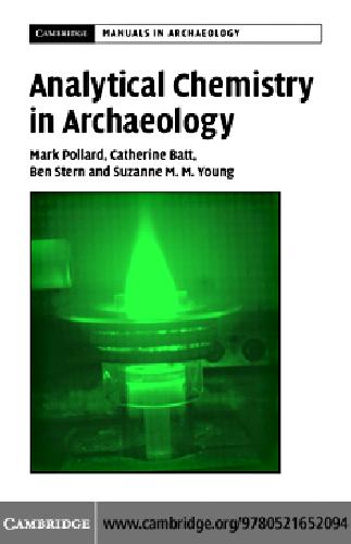 Обложка книги Analytical Chemistry in Archaeology