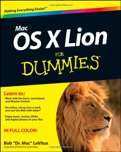 Обложка книги Mac OS X Lion for Dummies  