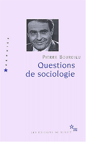Обложка книги Questions de sociologie  