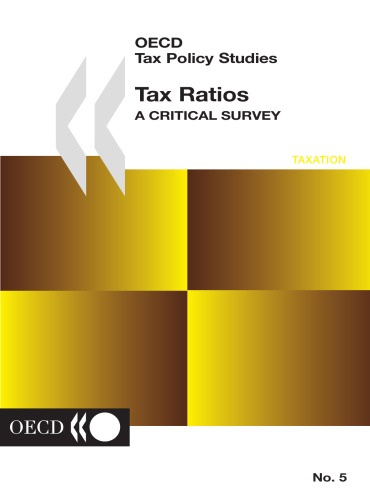 Обложка книги Tax Ratios: A Critical Survey (Oecd Tax Policy Studies, 5)    