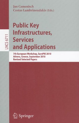 Обложка книги Public Key Infrastructures, Services and Applications - Europki 2010 