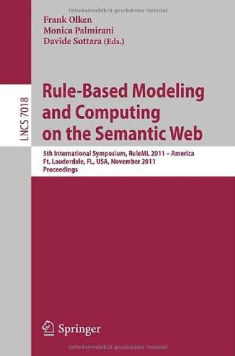Обложка книги Rule - Based Modeling and Computing on the Semantic Web - RuleML 2011 