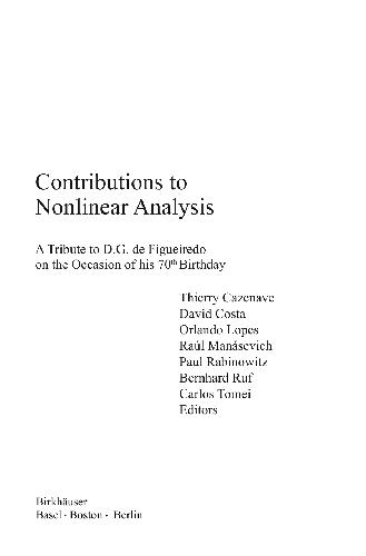 Обложка книги Progress in Nonlinear Differential Equations and Applications