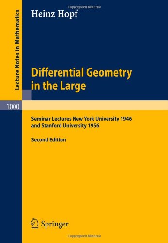 Обложка книги Differential geometry in the large