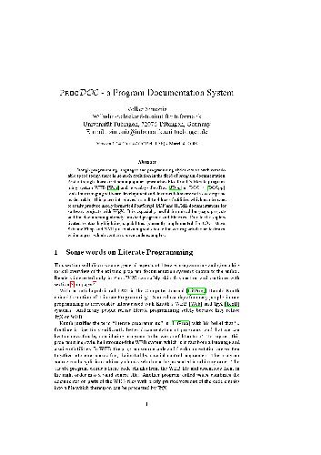 Обложка книги ProgDOC - a program documentation system
